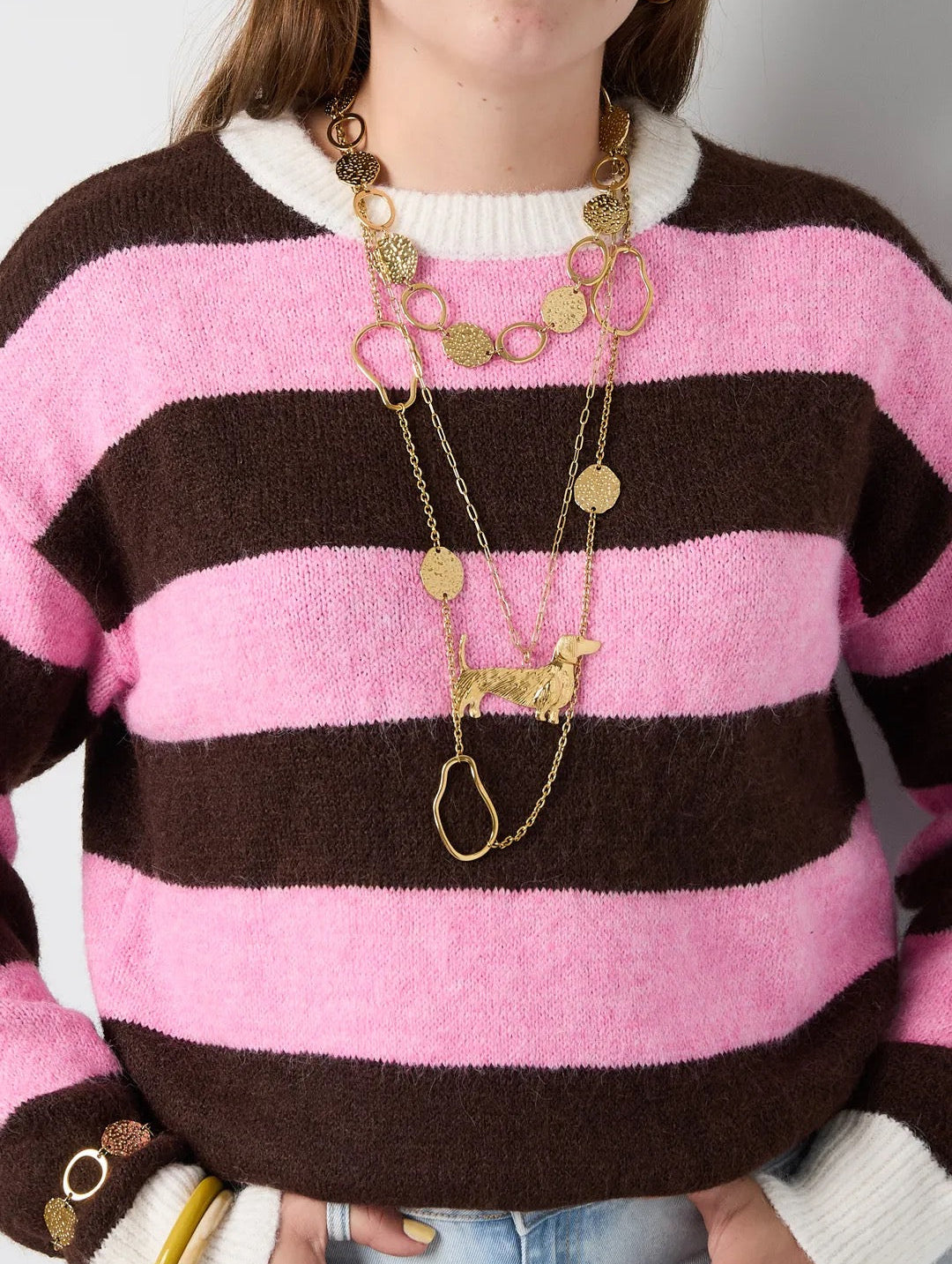 Elin - ketting goud