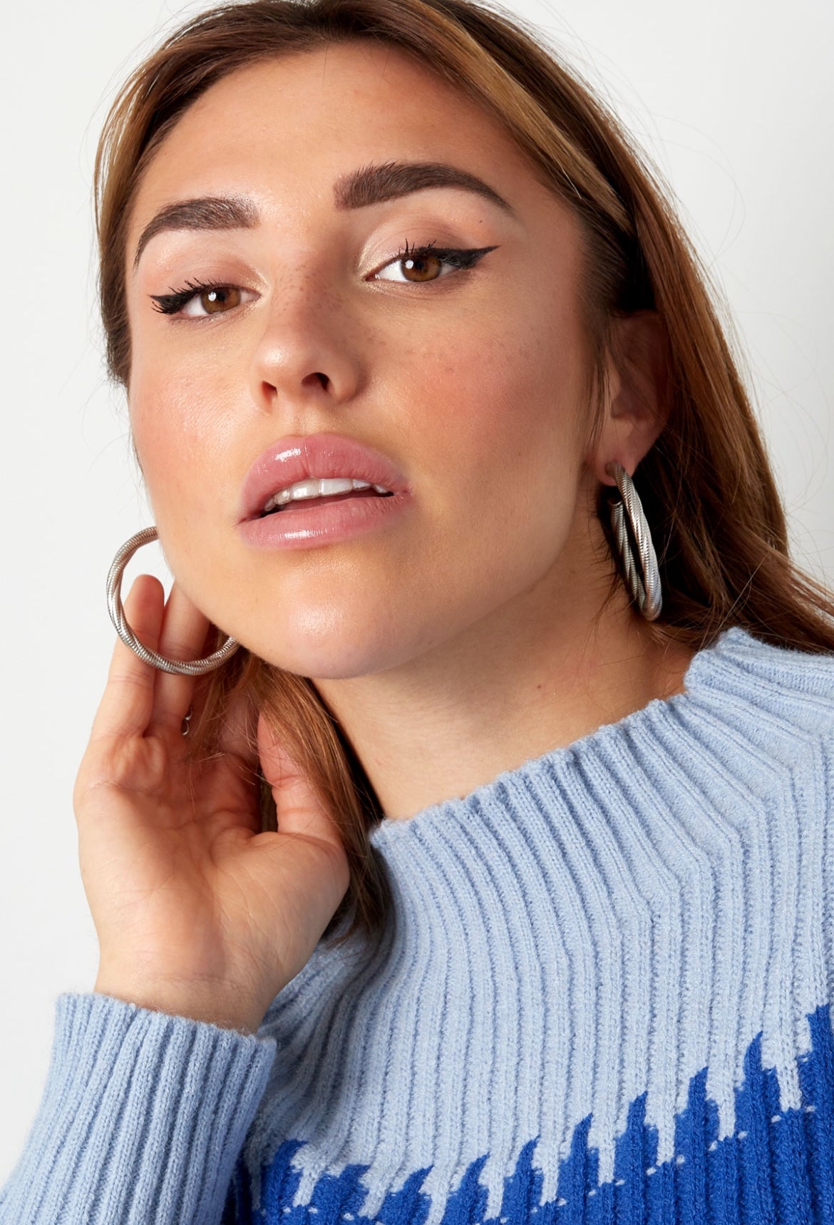 Twisted hoops - goud