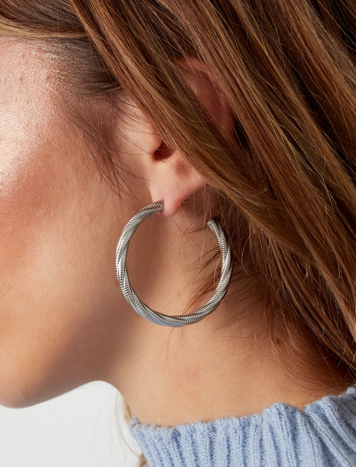 Twisted hoops - goud