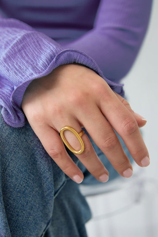 Open ring - goud