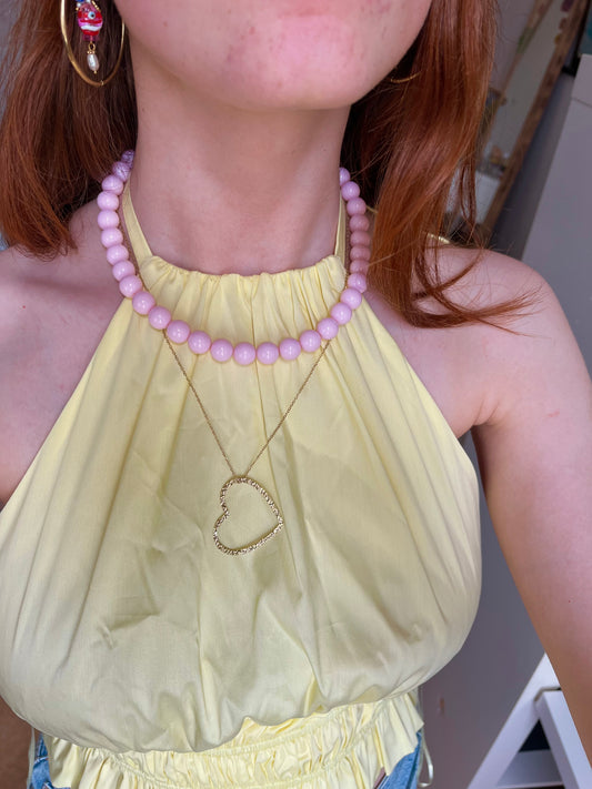 Bold pink - ketting