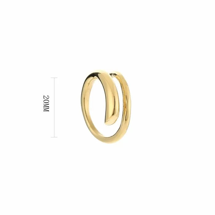 Twisted - ring goud