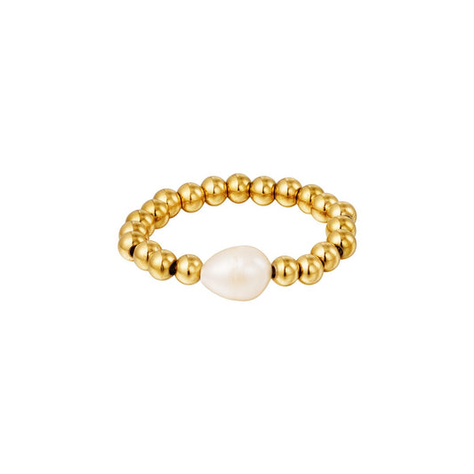 Pearl - ring goud