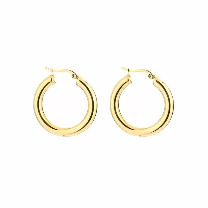 Small circles - hoops goud