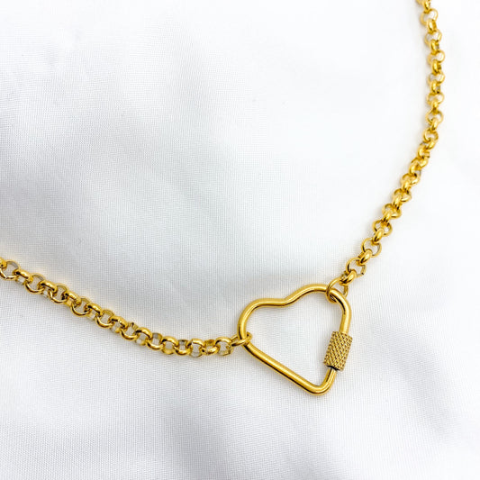 Chunky love - kettinkje goud