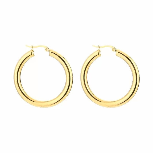 Circles - hoops goud