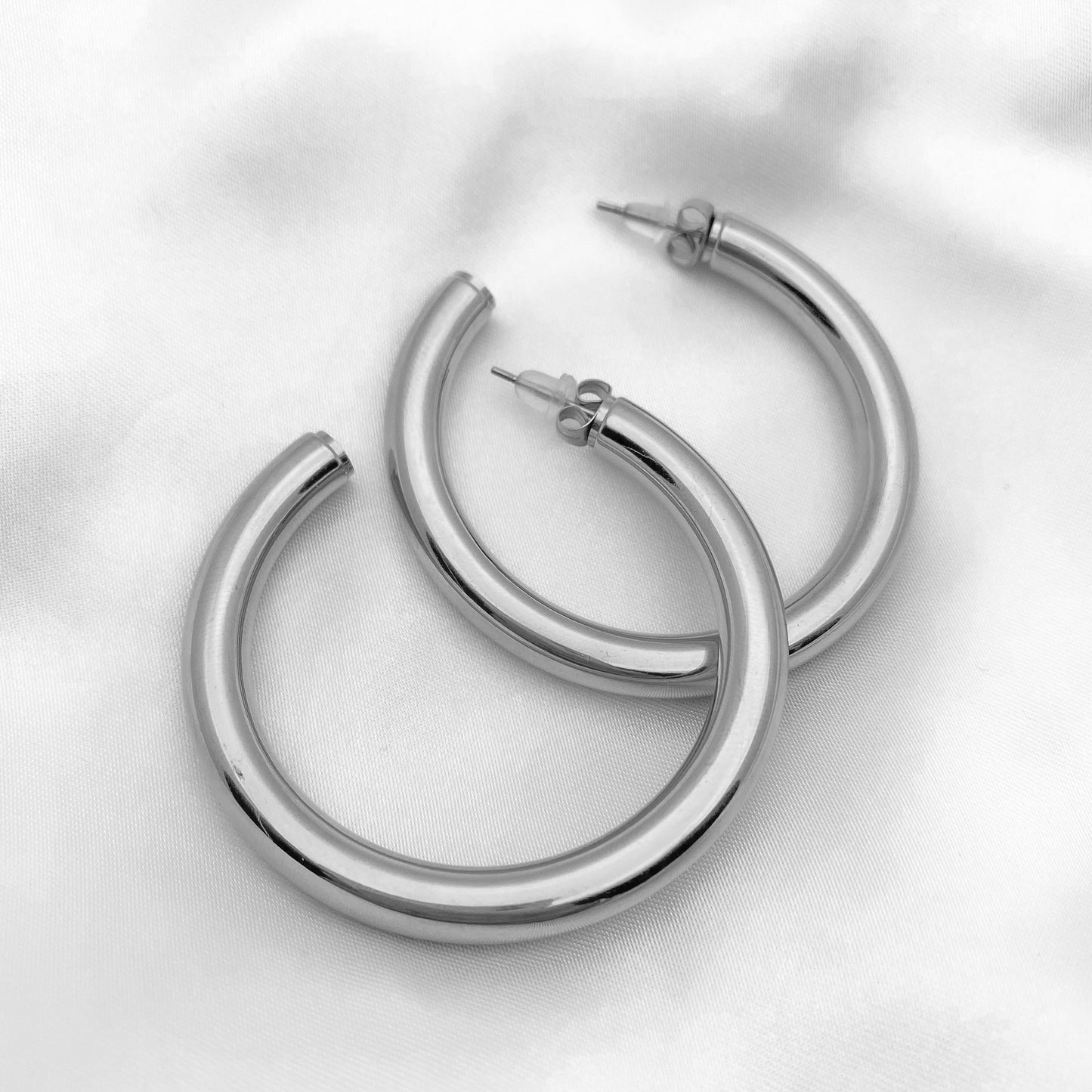 Around - hoops zilver